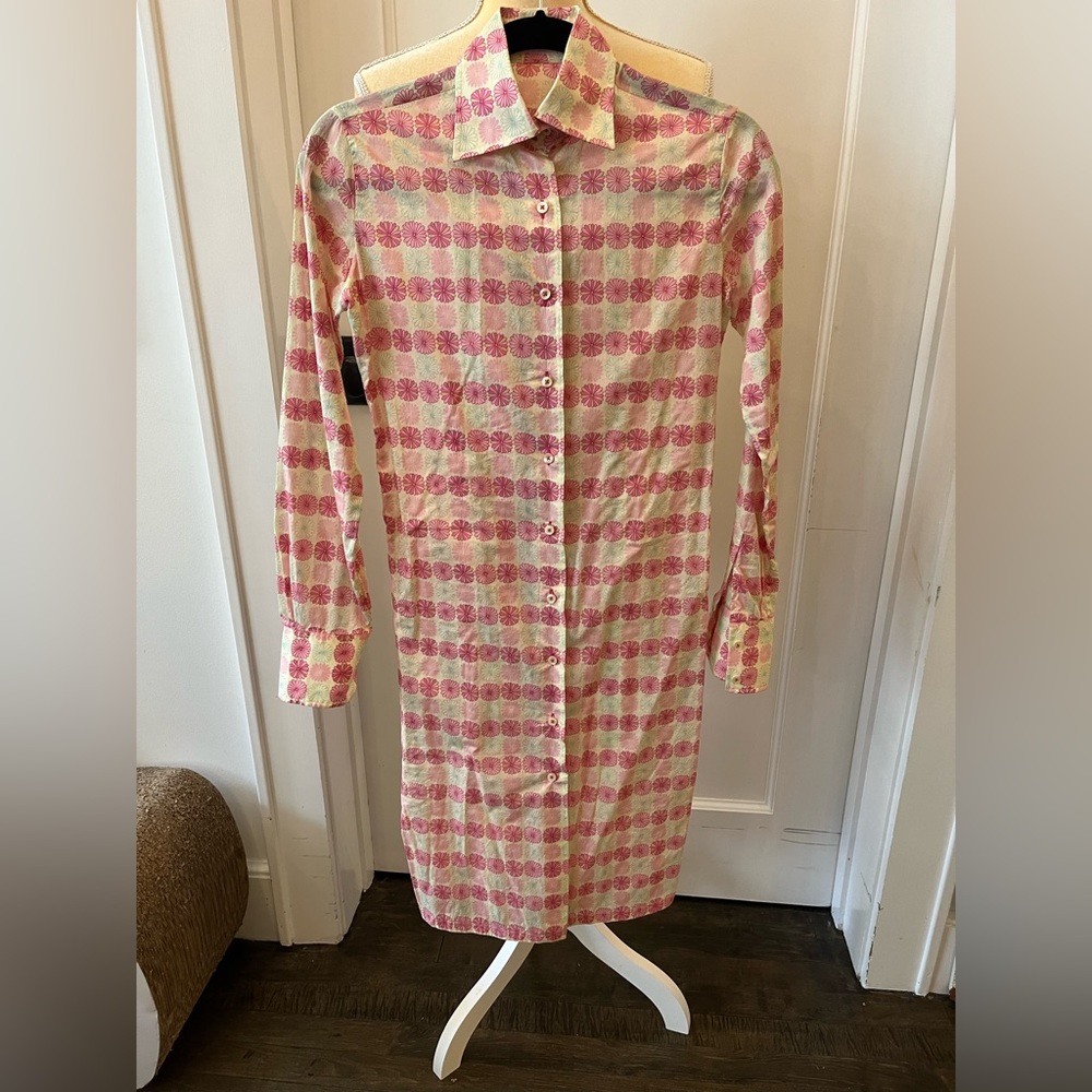 Arthur&Fox Pima cotton dress no content label (bust 17”,hips 16”length 41”